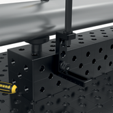 US280114.N: 7-7/8" L Stop and Clamping Square (Nitrided) - Siegmund Welding Tables USA (An Official Division of Quantum Machinery)